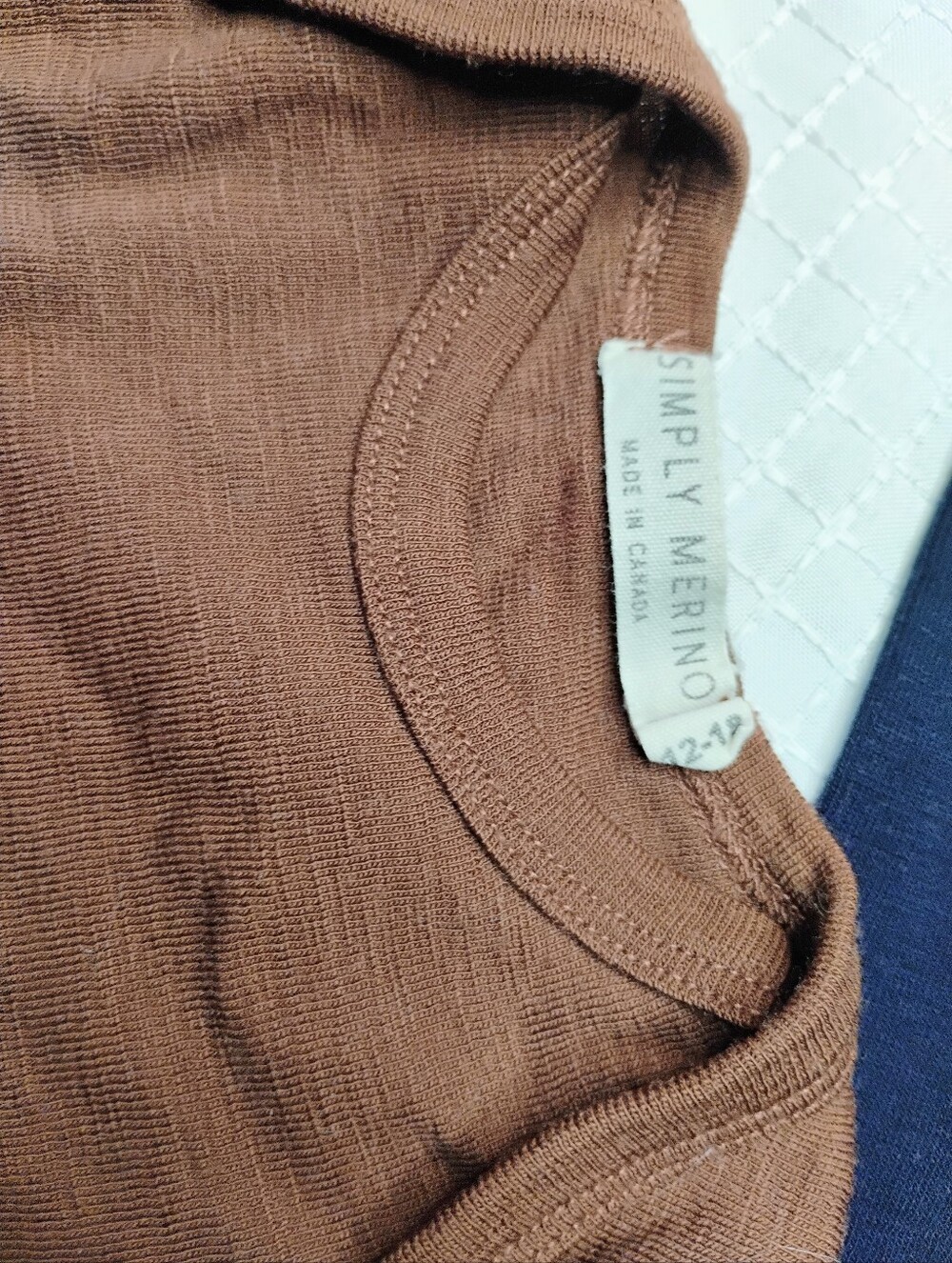 Simply Merino Brown/Navy set - Picture 3 of 3